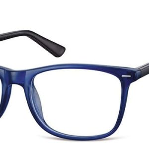 Okulary Zerówki klasyczne oprawy Sunoptic CP153B granat, flex