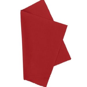 Ściereczka z Mikrofibry do okularów - czerwona - Premium 15x10