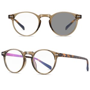 2w1 Okulary Lenonki do komputera BLUE LIGHT i przeciwsłoneczne FOTOCHROMOWE 2599D