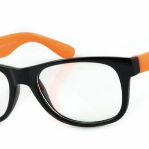 Okulary Nerdy zerówki orange 2071b