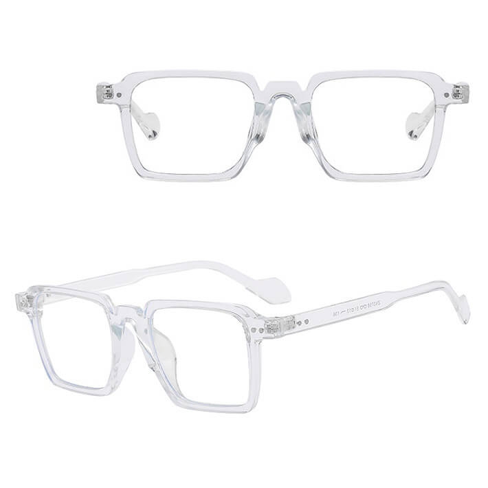 Okulary zerówki do komputera z filtrem BLUE LIGHT STL37H transparentne + akcesoria