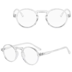 Bezbarwne Lenonki okulary zerówki do komputera z filtrem BLUE Light 25123A