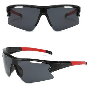 Sportowe okulary przeciwsłoneczne z filtrem UV400 Black/Red SVM-12