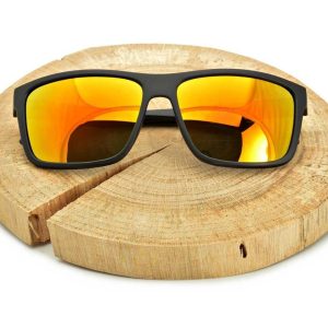 Okulary przeciwsłoneczne nerdy lustra czarne STD-16
