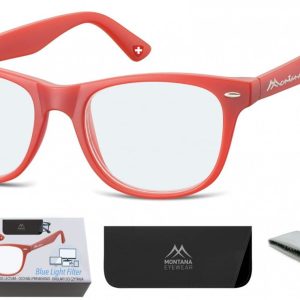 Okulary z filtrem do Komputera i Czytania moc: +1.00 Plusy z Antyrefleksem Montana BLFBOX67F