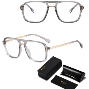 Okulary pilotki zerówki do komputera BLUE LIGHT z flexami 25131C