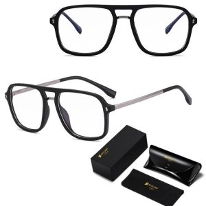 Okulary pilotki zerówki do komputera BLUE LIGHT z flexami 25131A