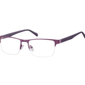 Żyłkowe oprawki korekcyjne zerówki okulary 601F fioletowe