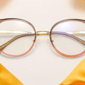 Damskie okulary zerówki do komputera BLUE LIGHT z flexami 25127A