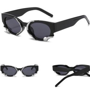 Damskie okulary przeciwsłoneczne z filtrem UV400 czarne ST-MAX4