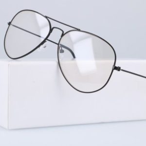 Okulary Zerówki Aviatory Czarne 1913