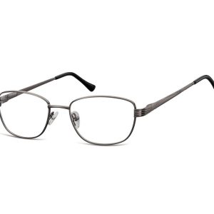 Oprawki korekcyjne zerówki okulary metalowe 796A grafitowe