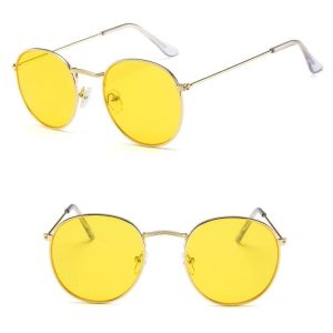 Żółte okulary rozjaśniające lenonki STEC-13