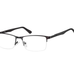 Żyłkowe oprawki korekcyjne zerówki okulary unisex 996 czarne