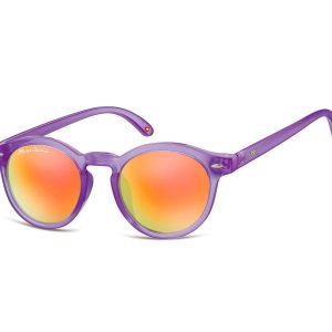 Okulary przeciwsłoneczne lenonki z filtrem UV400 fioletowe SS28E