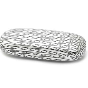 Twarde etui Futerał na okulary Srebrne ET-1031C