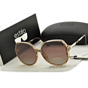 Damskie okulary przeciwsłoneczne polaryzacyjne beżowe EST-11-15 Estillo
