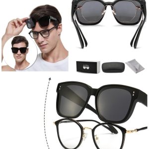 Markowe okulary Nakładane na Korekcyjne przeciwsłoneczne polaryzacyjne FIT OVER EST-202-1 ze skazą