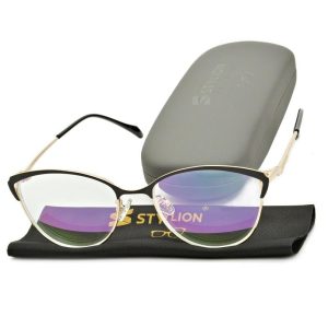 Plusy +3.00 damskie okulary do czytania korekcyjne z antyrefleksem ST317BR