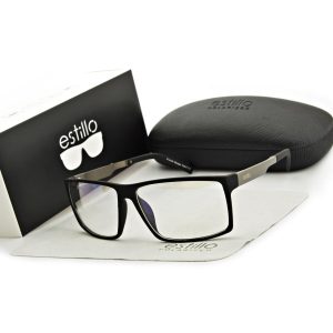 Okulary męskie z filtrem BLUE LIGHT do komputera korekcyjne EST-104K-1M Estillo