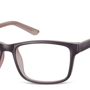 Okulary Zerówki klasyczne oprawki Sunoptic CP155D czarno-szare
