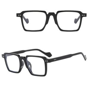 Okulary zerówki do komputera z filtrem BLUE LIGHT STL37E czarne + akcesoria