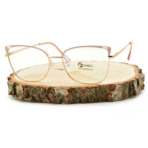 Okulary kocie do komputera damskie z filtrem BLUE Light zerówki 2579-1