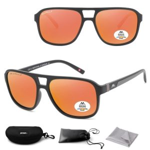 Okulary przeciwsłoneczne lustrzane z polaryzacją pilotki Montana MP14C