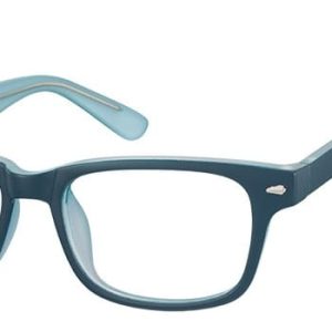 Okulary Zerówki klasyczne oprawki Sunoptic CP156C niebieskie