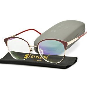 Gotowe okulary Minusy -0.50 damskie korekcyjne z antyrefleksem ST318