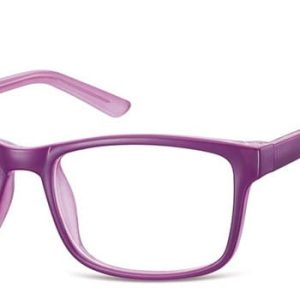Okulary Zerówki klasyczne oprawki Sunoptic CP155E fioletowe