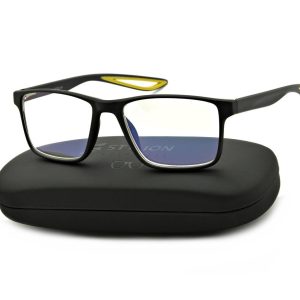 Plusy Męskie Okulary do Czytania moc: +1 z antyrefleksem ST315A