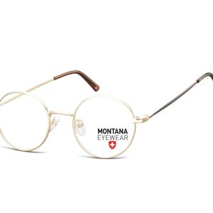 Oprawki korekcyjne okulary optyczne lenonki MM584C złoty