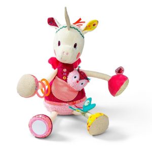 Lilliputiens - Jednorożec Louise - Przytulanka aktywizująca