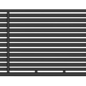 Brama przesuwna WALL 80 - 3,00 m - antracyt , brązowa , czarna , szara , zielona