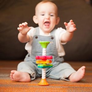 Fat Brain Toy Co. - Zakręcone MiniSpinny - pobudza zmysły dziecka