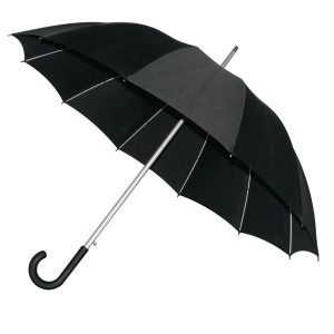Elegancki parasol Basel - Czarny