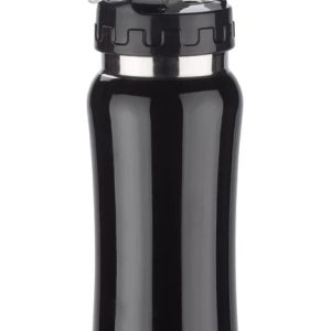 Bidon stalowy PATRO 600 ml - Czarny