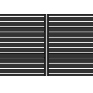 Brama typ WALL 100 - malowana proszkowo - 3,00 m
