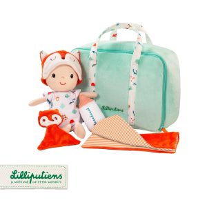 Lilliputiens - Alex - Lalka z zestawem podróżniczym z walizeczką i akcesoriami