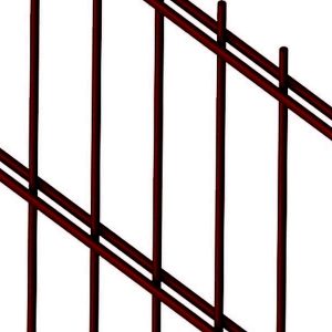 Panele ogrodzeniowe 8/6/8 - antracyt , brązowe , czarne , szare , zielone - 1,43 m