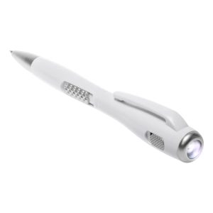 Długopis, lampka LED - Biały