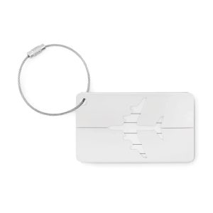 Zawieszka na bagaż FLY TAG - srebrny mat
