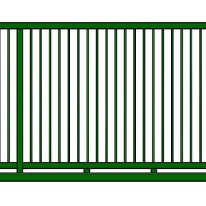 Brama przesuwna P20 - 5,00 m - antracyt , brązowa , czarna , szara , zielona