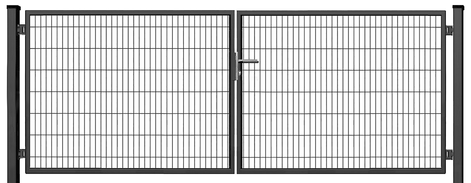 Brama SX 656 PRO - 4,00 x 1,50 m - antracyt , czarna , zielona , ocynkowana