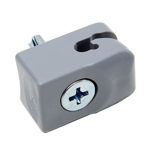 Przelotka do drutu - szara - 10 szt.