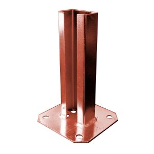 Stopa słupka 60x40 mm - antracyt , brązowy , czarny , szary , zielony