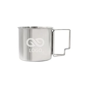 Kubek turystyczny 350 ml Pokhara - Srebrny