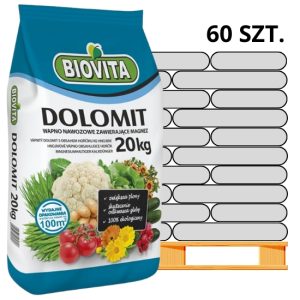 Dolomit nawóz wapniowo-magnezowy – paleta 60x20 kg Biovita
