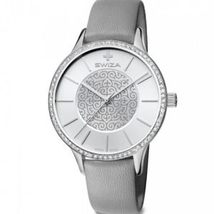 Zegarek damski Swiza Stella, Sst, silver, grey WAT.0631.1005